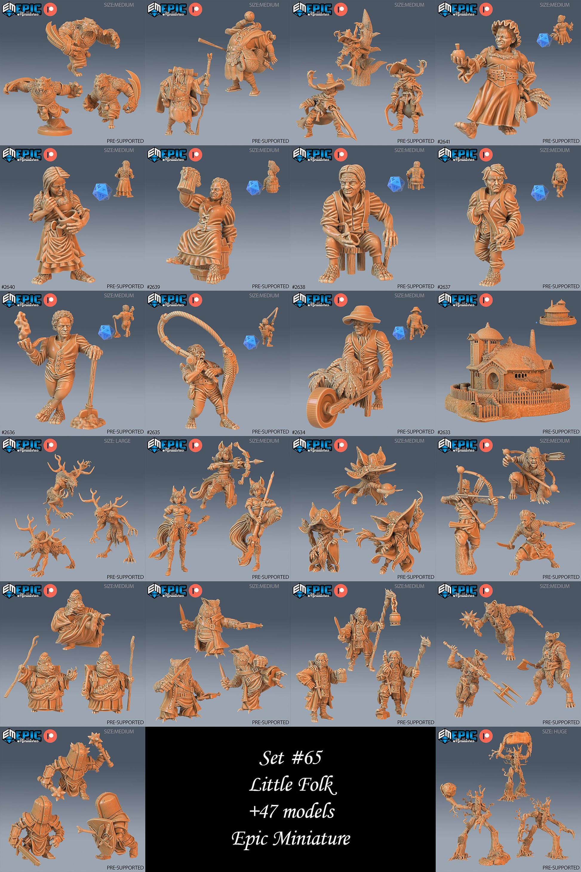 Pumpkin Scarecrow - Epic Miniatures 