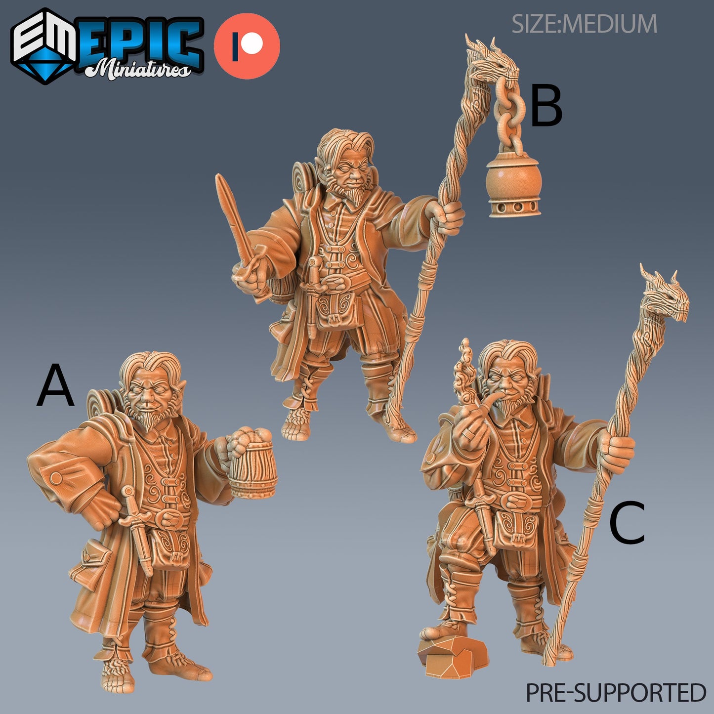 Halfling Adventurer - Epic Miniatures 