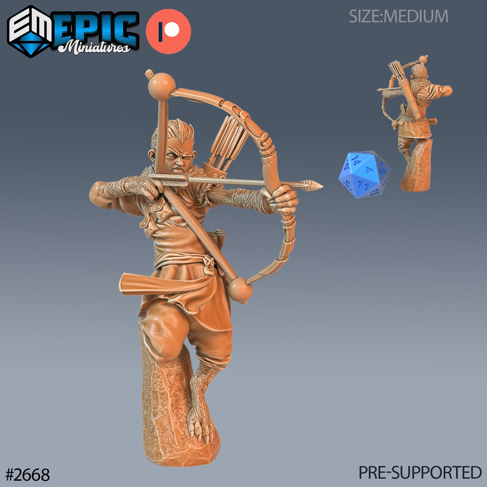 Halfling Skin Changer- Epic Miniatures 