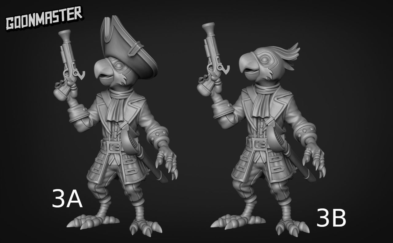 Male Parrot Pirate - Goonmaster