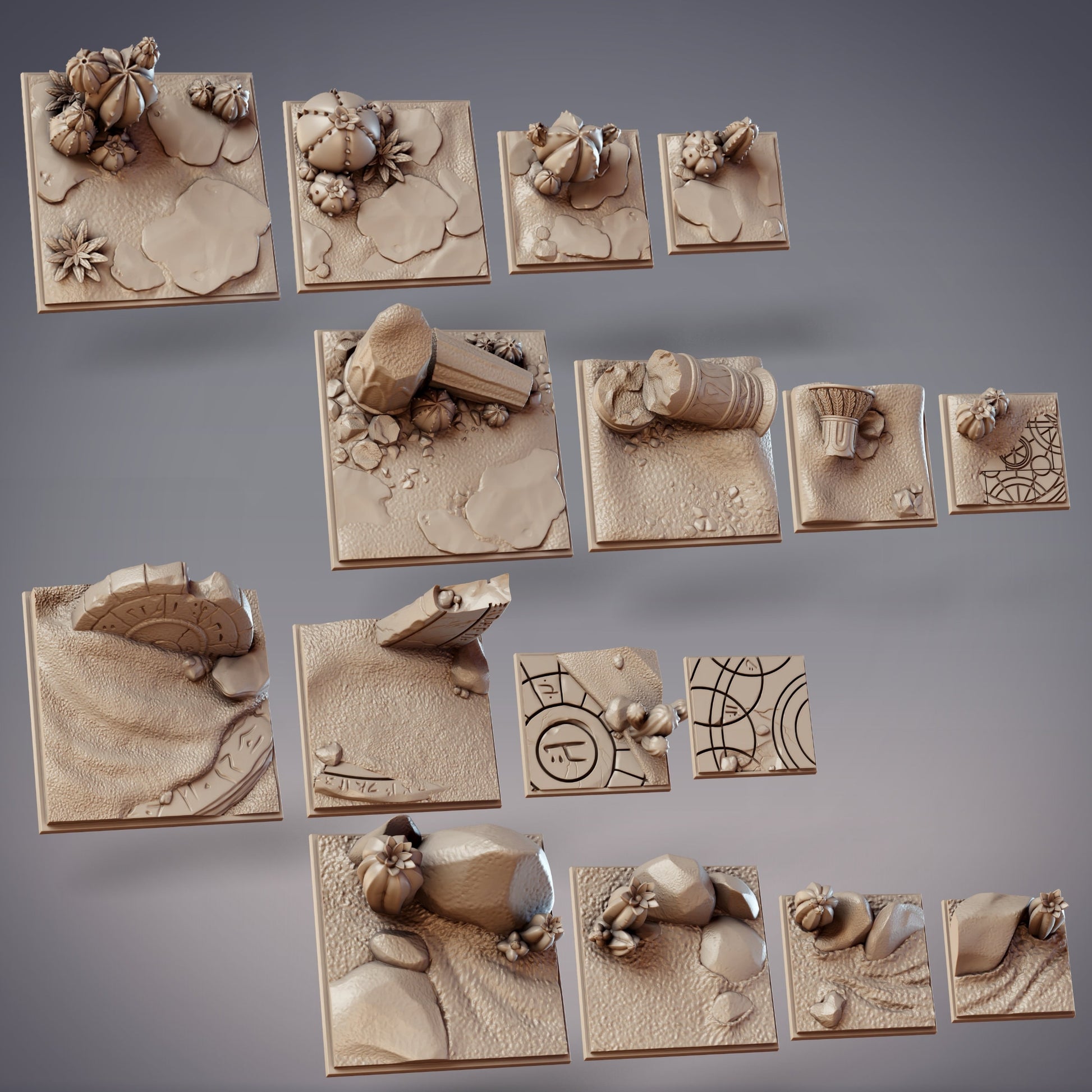 Desert Miniature Bases - CobraMode 