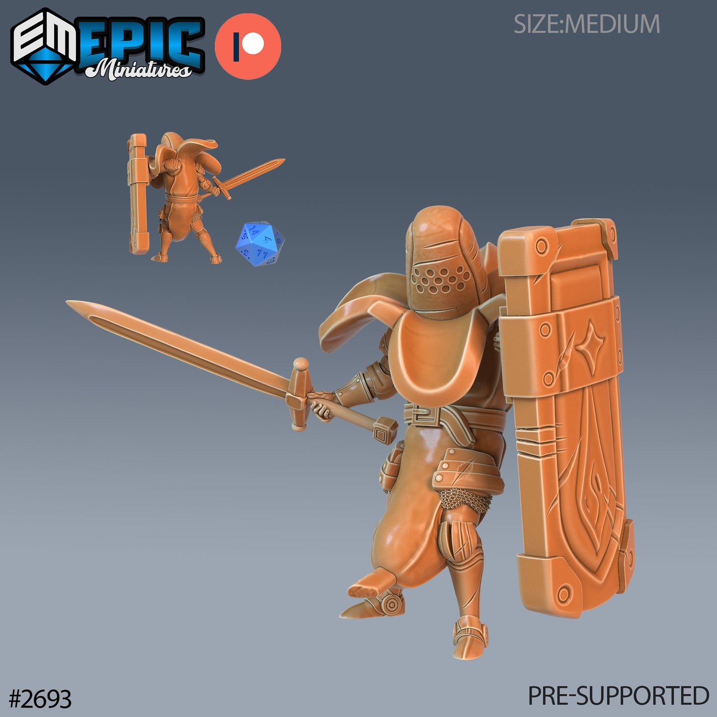 Banana Knight - Epic Miniatures 