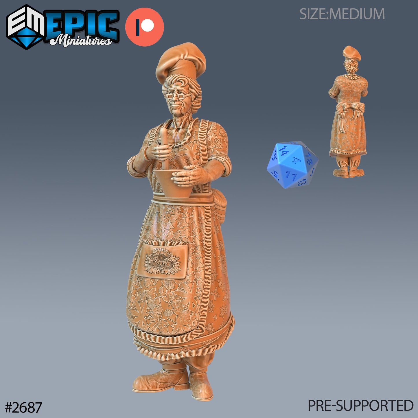 Grandma - Epic Miniatures 