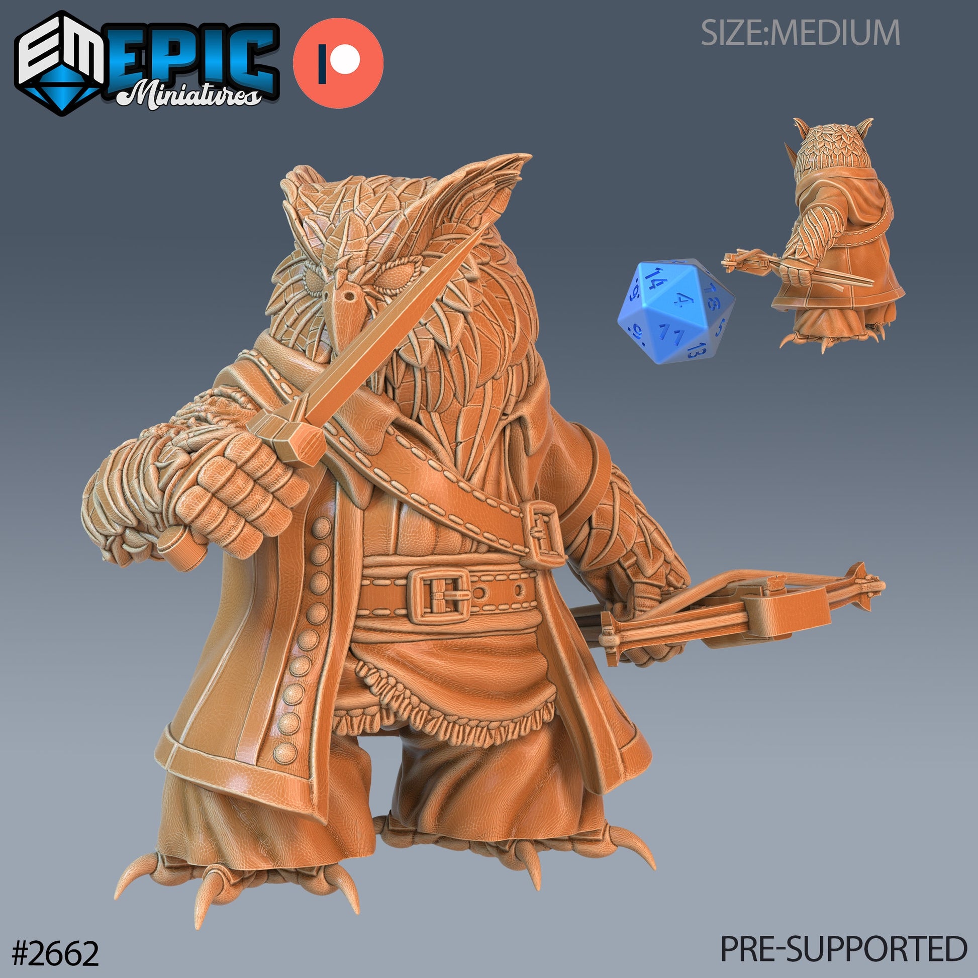 Bird Folk Ranger - Epic Miniatures 