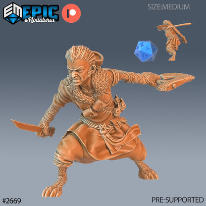 Halfling Skin Changer- Epic Miniatures 