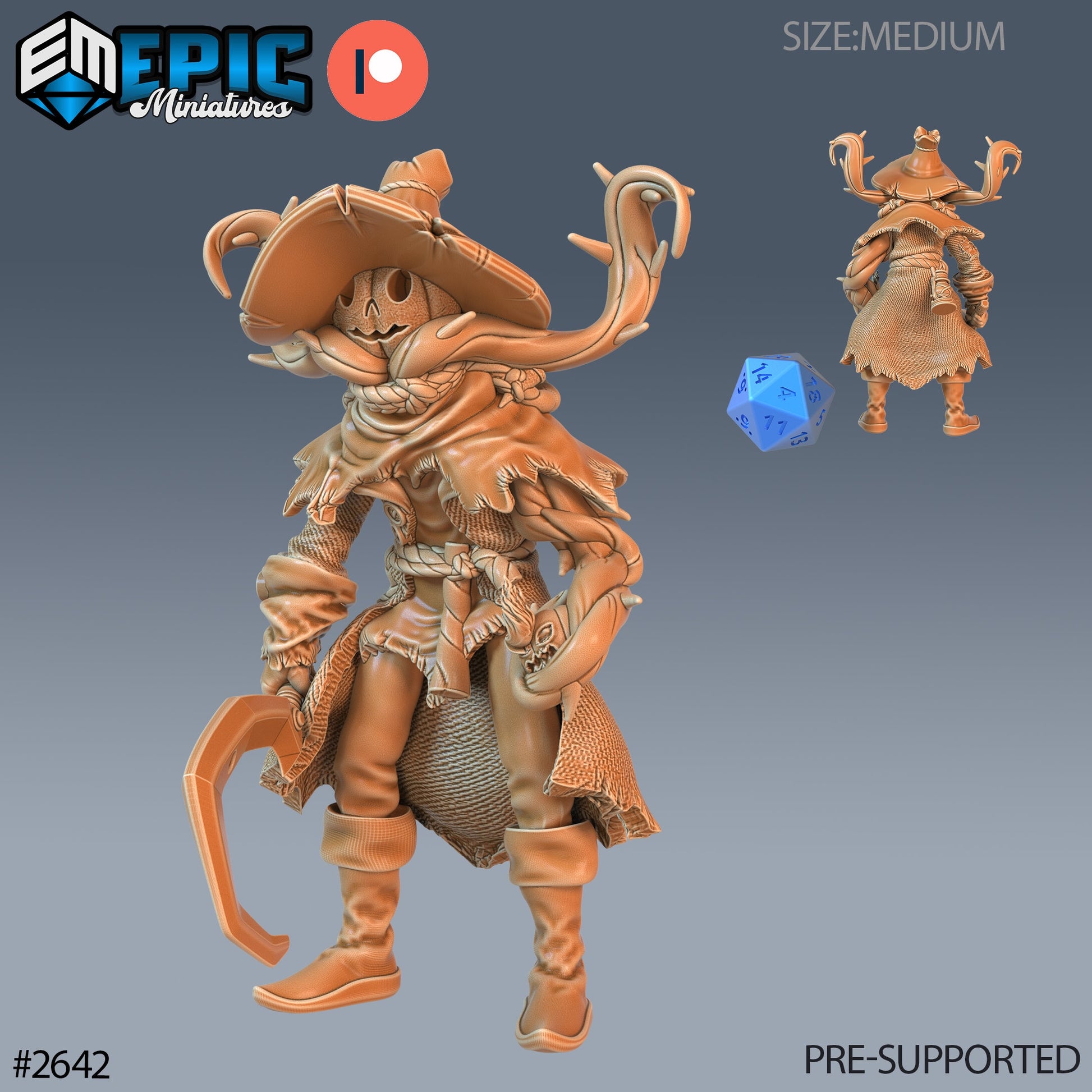 Pumpkin Scarecrow - Epic Miniatures 