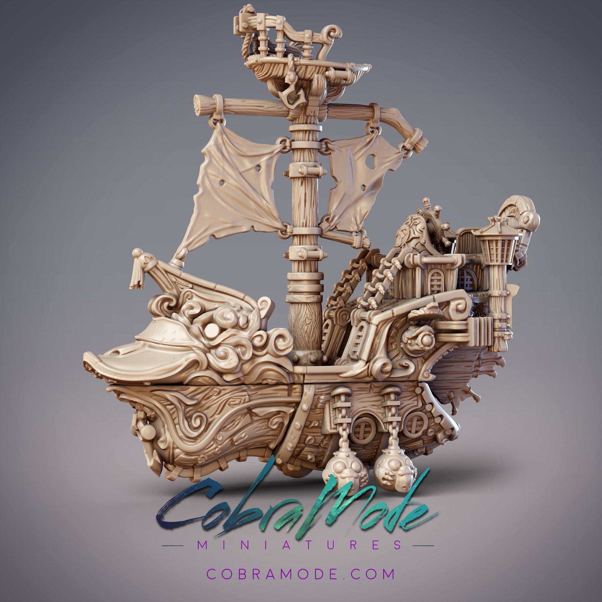 Pirate Ship Budgerigar - CobraMode