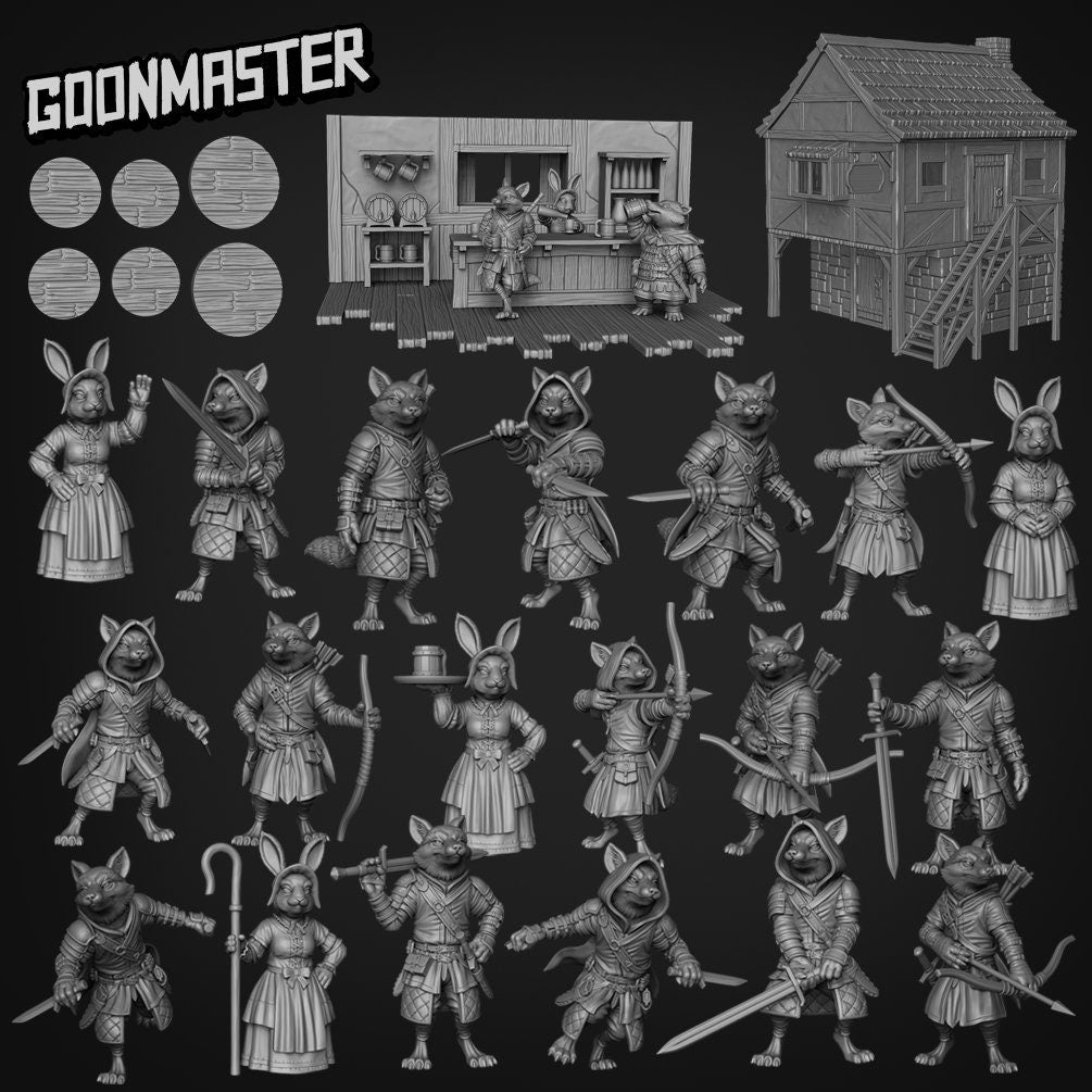 Wooden Plank Bases - Goonmaster