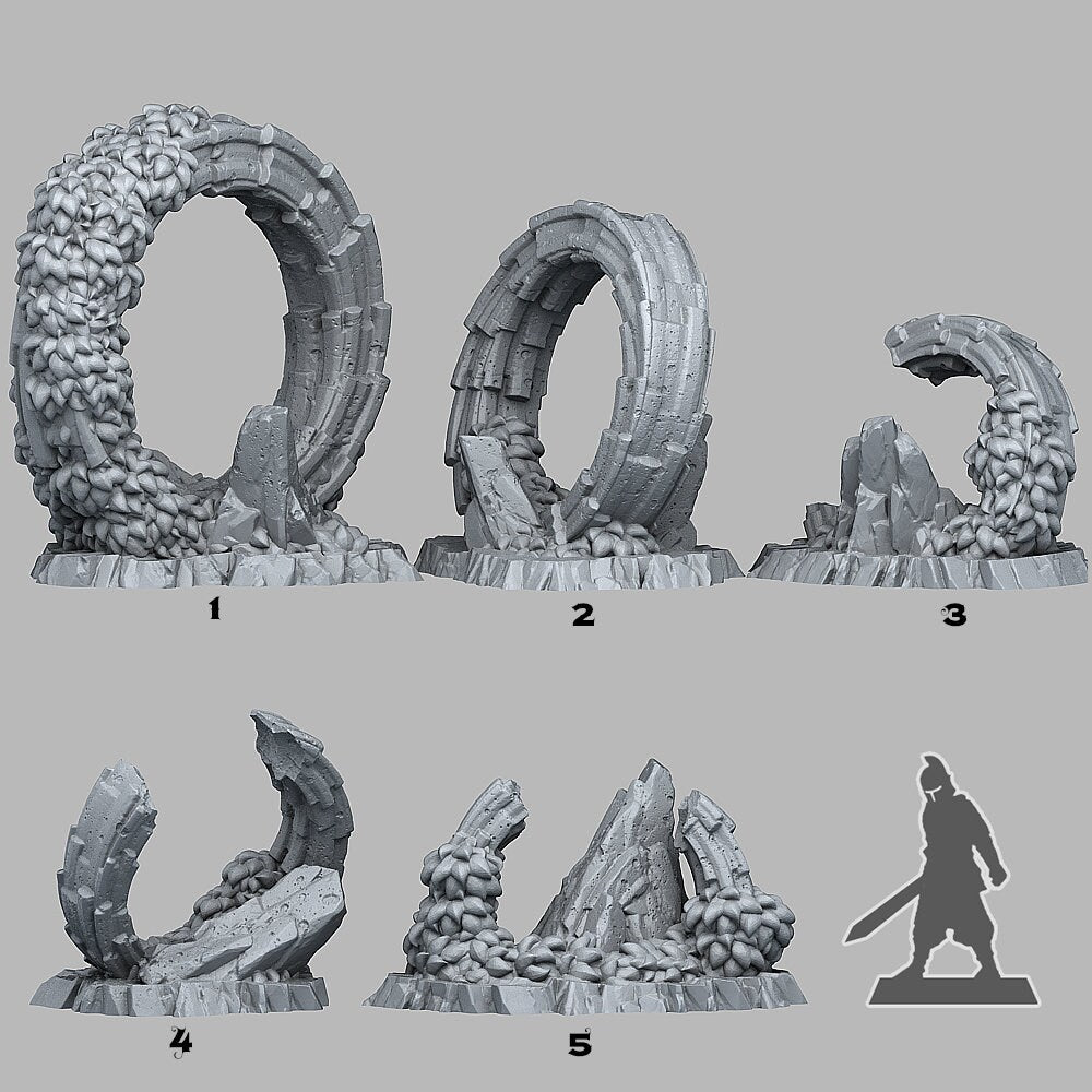 Pandora Ruins Scatter Terrain - Fantastic Plants and Rocks