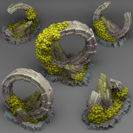 Pandora Ruins Scatter Terrain - Fantastic Plants and Rocks