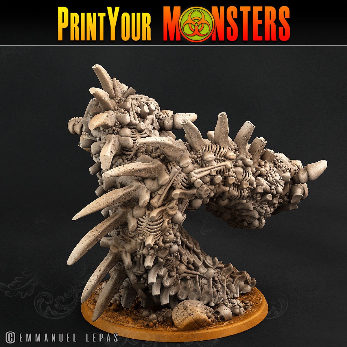 Bone Worms - Print Your Monsters