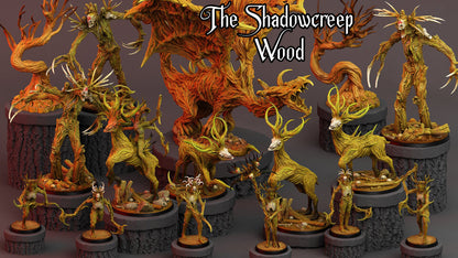 Dark Tree Men, Dryad Demons - Print Your Monsters