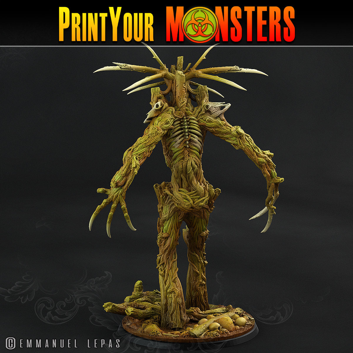 Dark Tree Men, Dryad Demons - Print Your Monsters