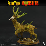 Horrific Deer, Wood ELementals, Dryad Demons - Print Your Monsters