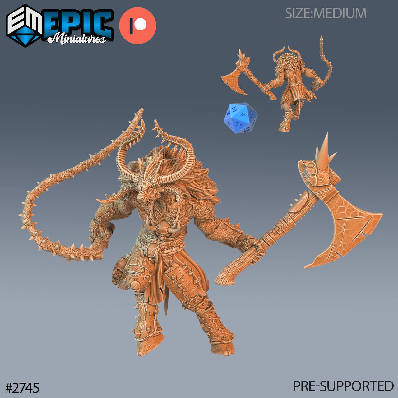 Demonic Minotaur - Epic Miniatures