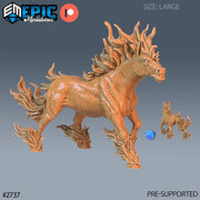 Nightmare Horse - Epic Miniatures