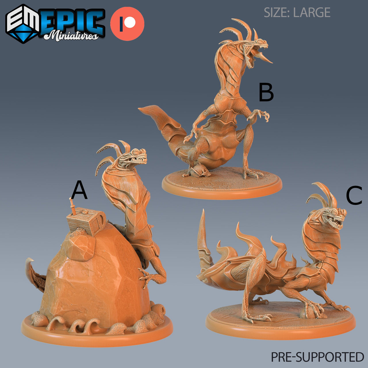 Cobra Lizard - Epic Miniatures