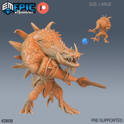 Crocodile Hunchback - Epic Miniatures
