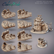 Ocean Rock Miniature Bases - CobraMode