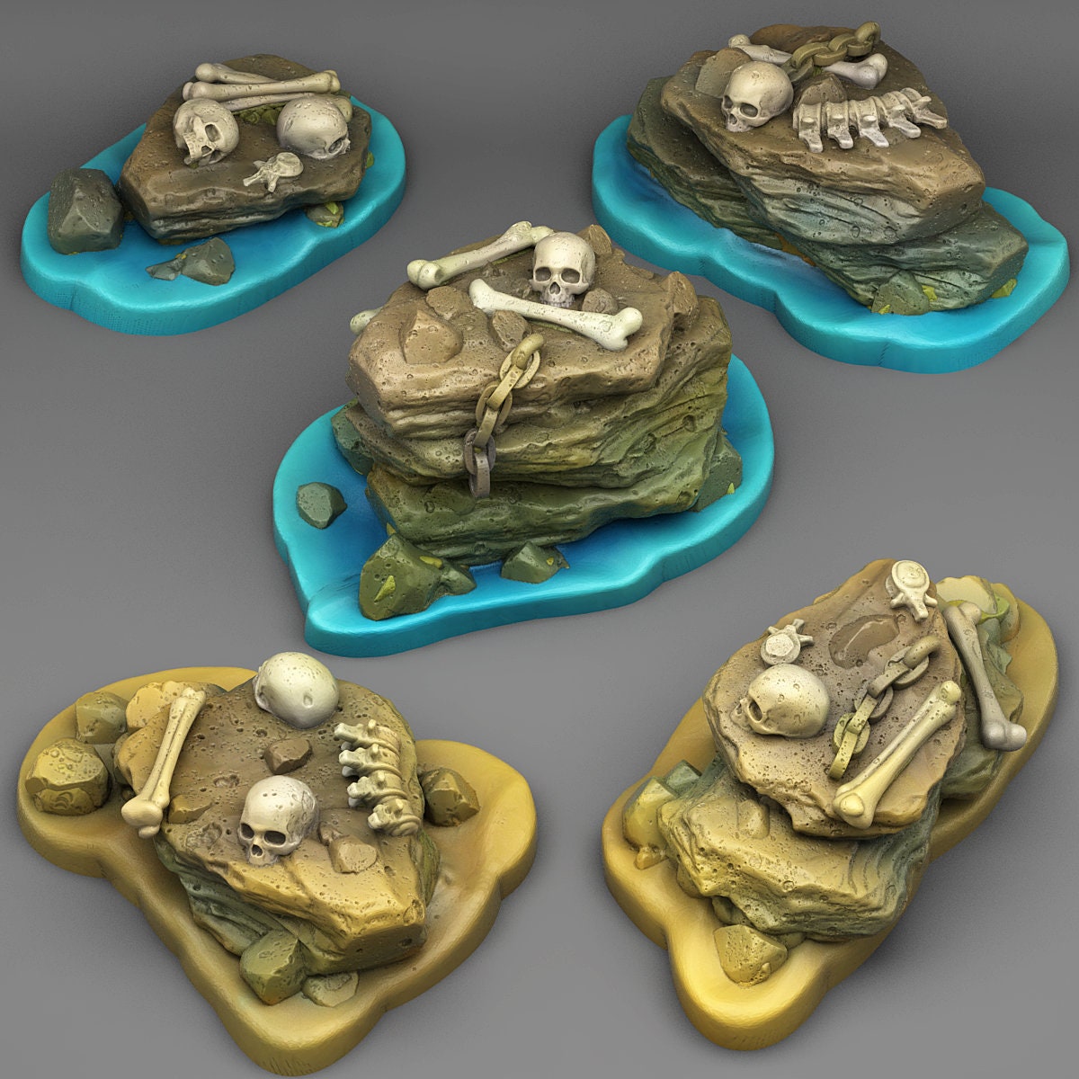 Pirate Stones Scatter Terrain - Fantastic Plants and Rocks