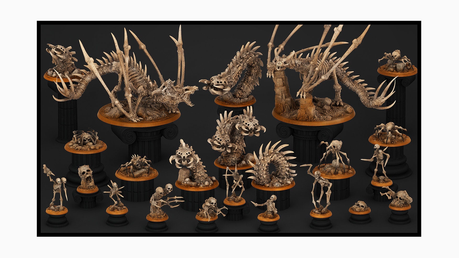 Bone Spiders - Print Your Monsters