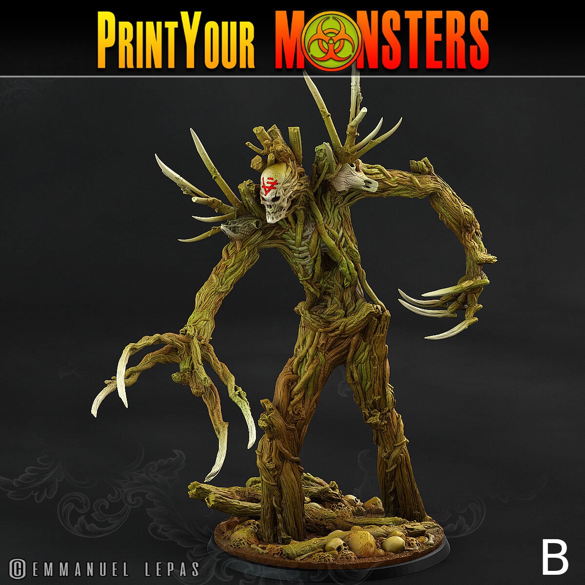 Dark Tree Men, Dryad Demons - Print Your Monsters