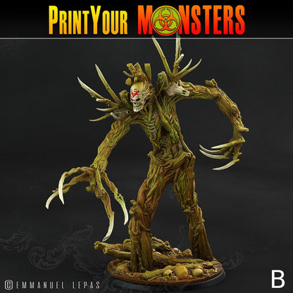 Dark Tree Men, Dryad Demons - Print Your Monsters