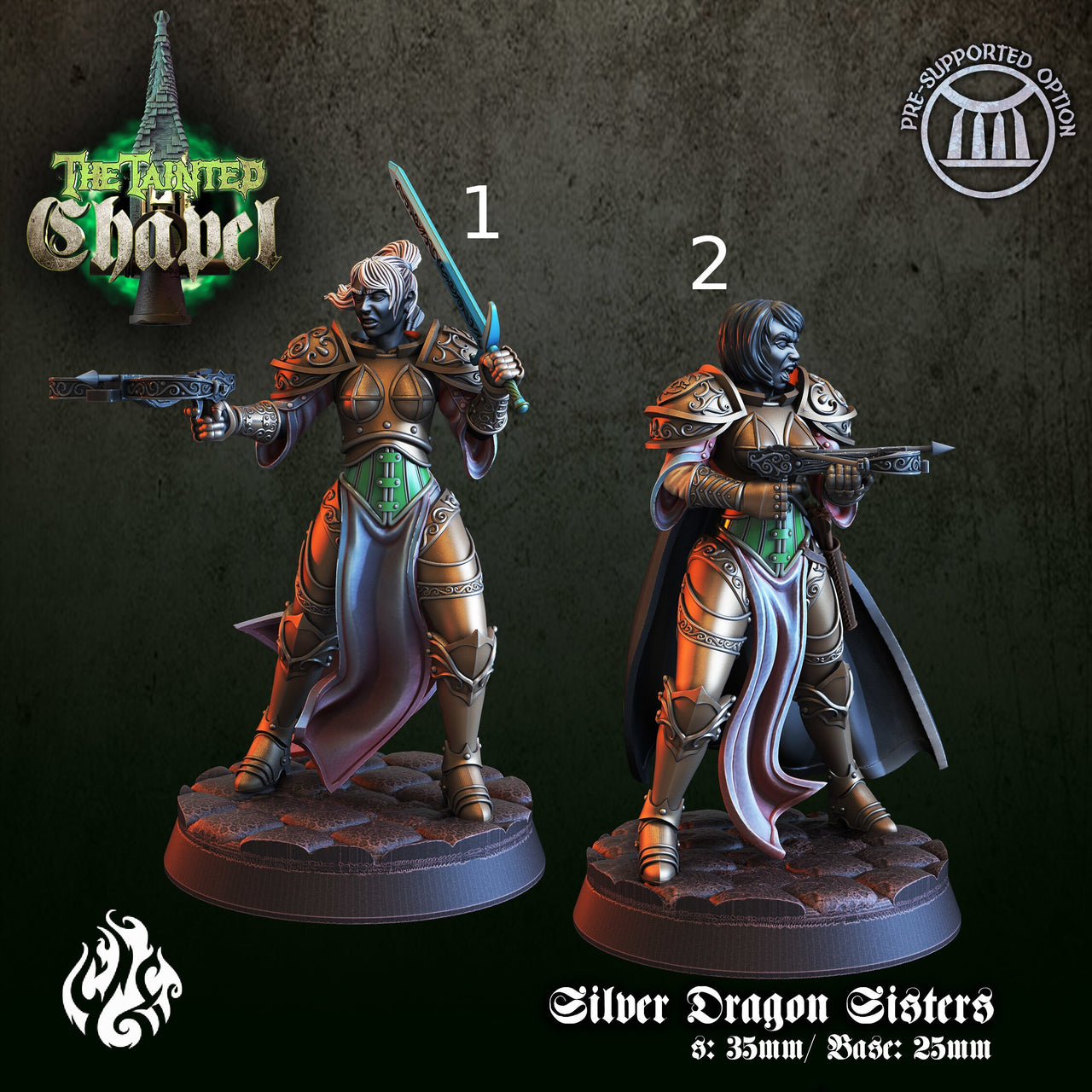 Silver Dragon Sisters - Crippled God Foundry - The Tainted Chapel