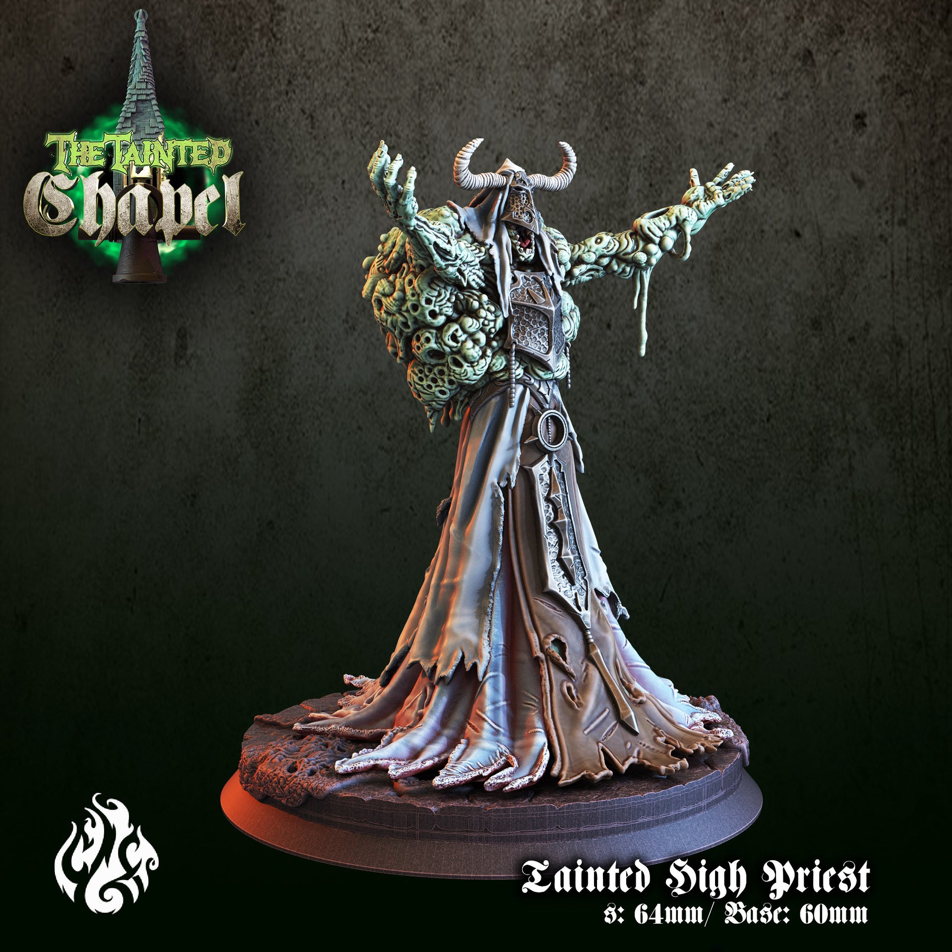 Tainted High Priest and Rot Seraphim - Crippled God Foundry - The Tainted Chapel