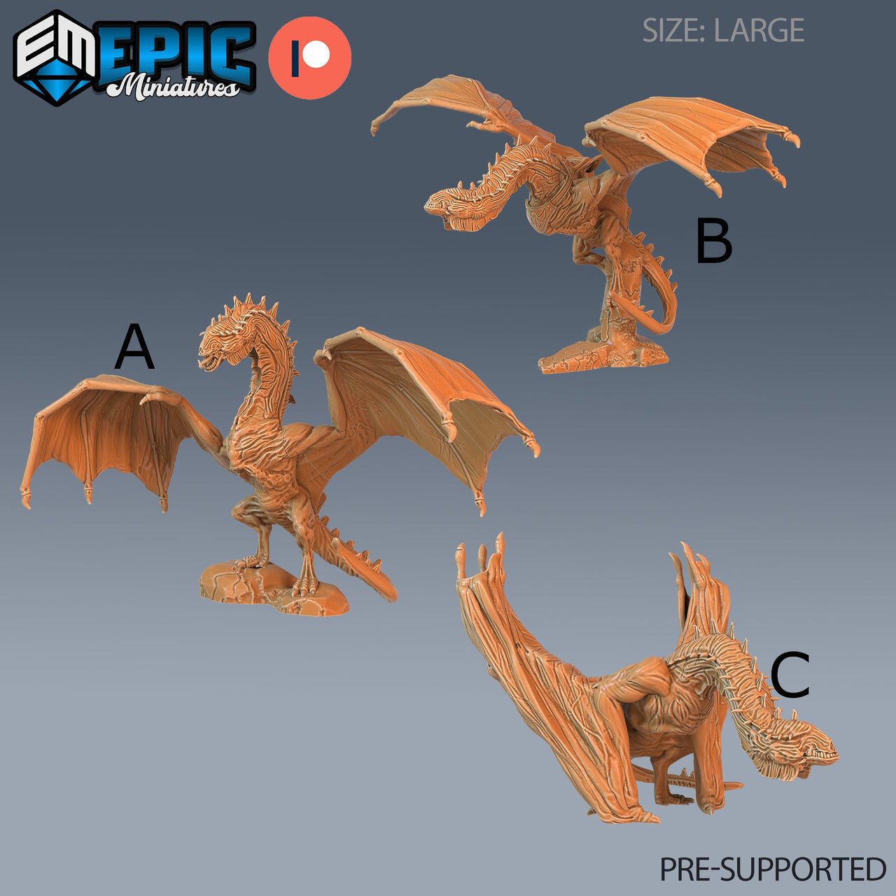 Cave Wyvern - Epic Miniatures