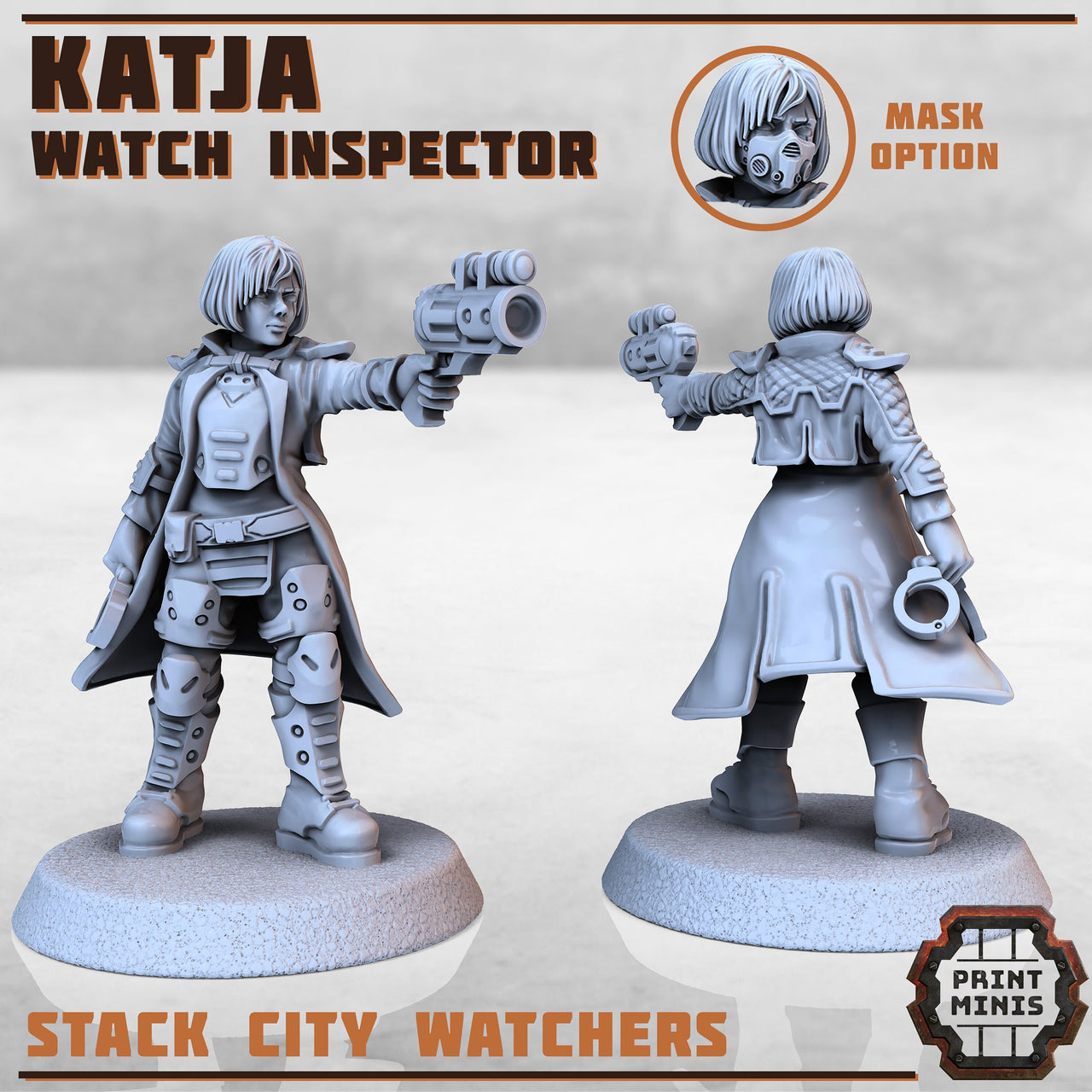 Katja, Watch Inspector - Print Minis