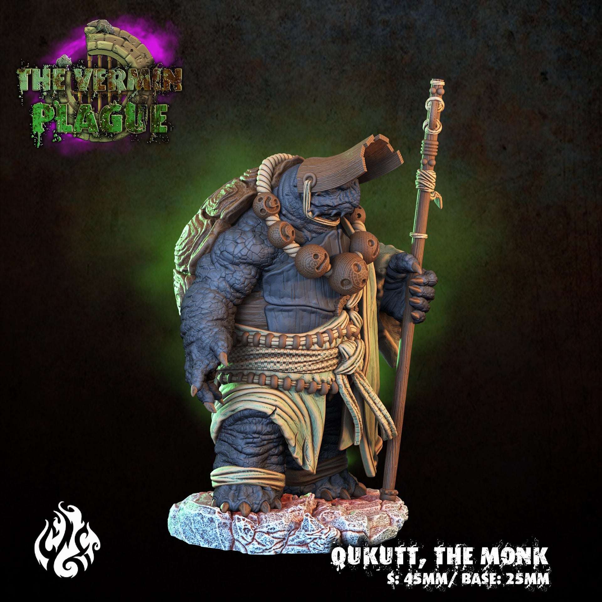 Qukutt, the Turtle Monk - Crippled God Foundry