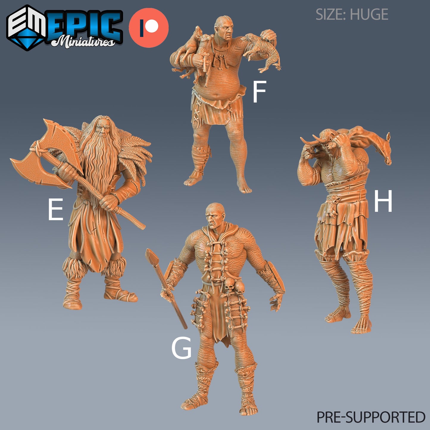 Jotunn Giant Tribe - Epic Miniatures