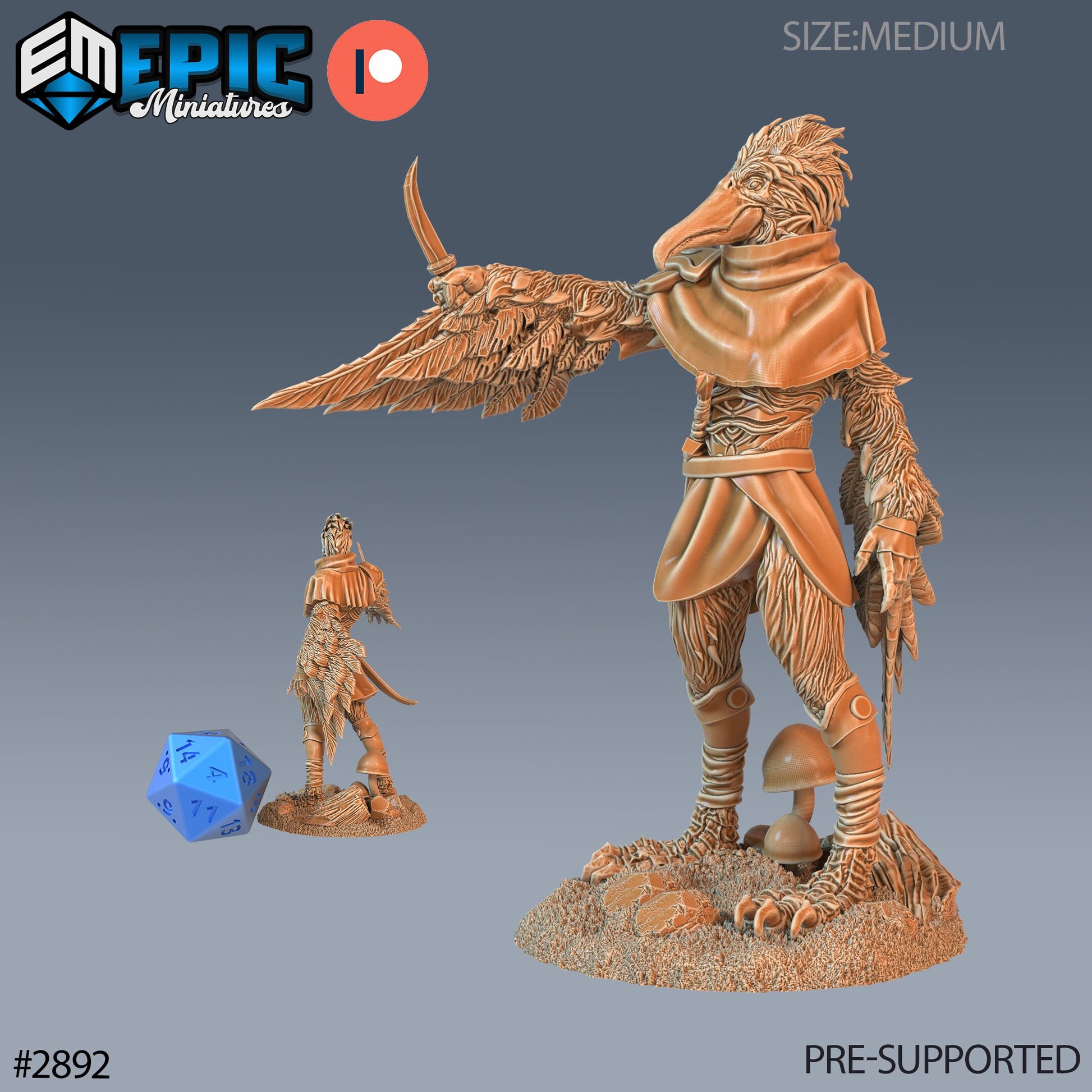 Bird folk Pelican - Epic Miniatures