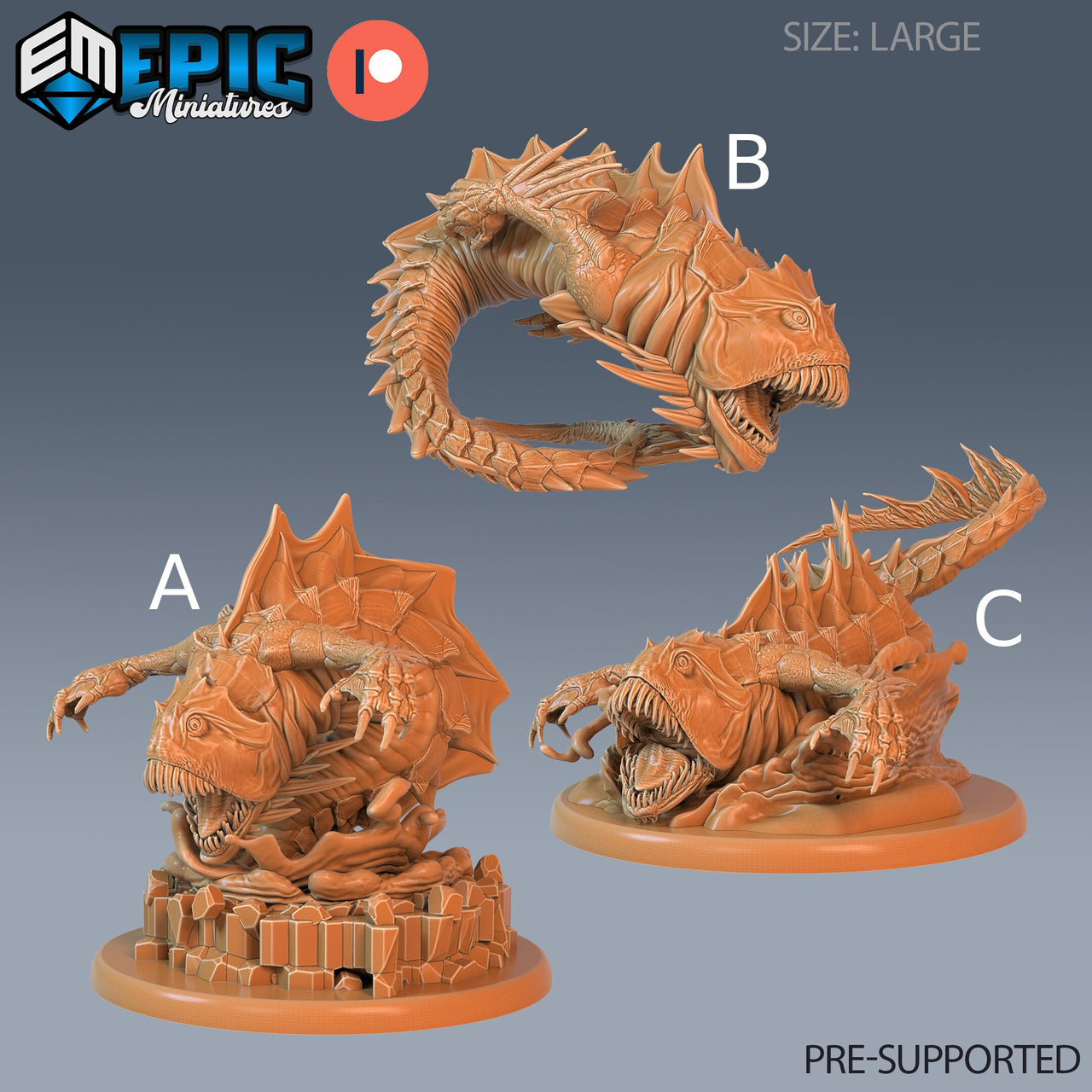 Deep Sea Predator- Epic Miniatures