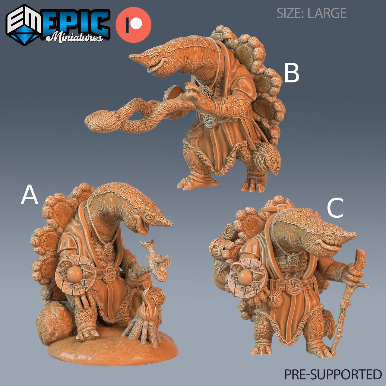 Island Turtle Folk- Epic Miniatures