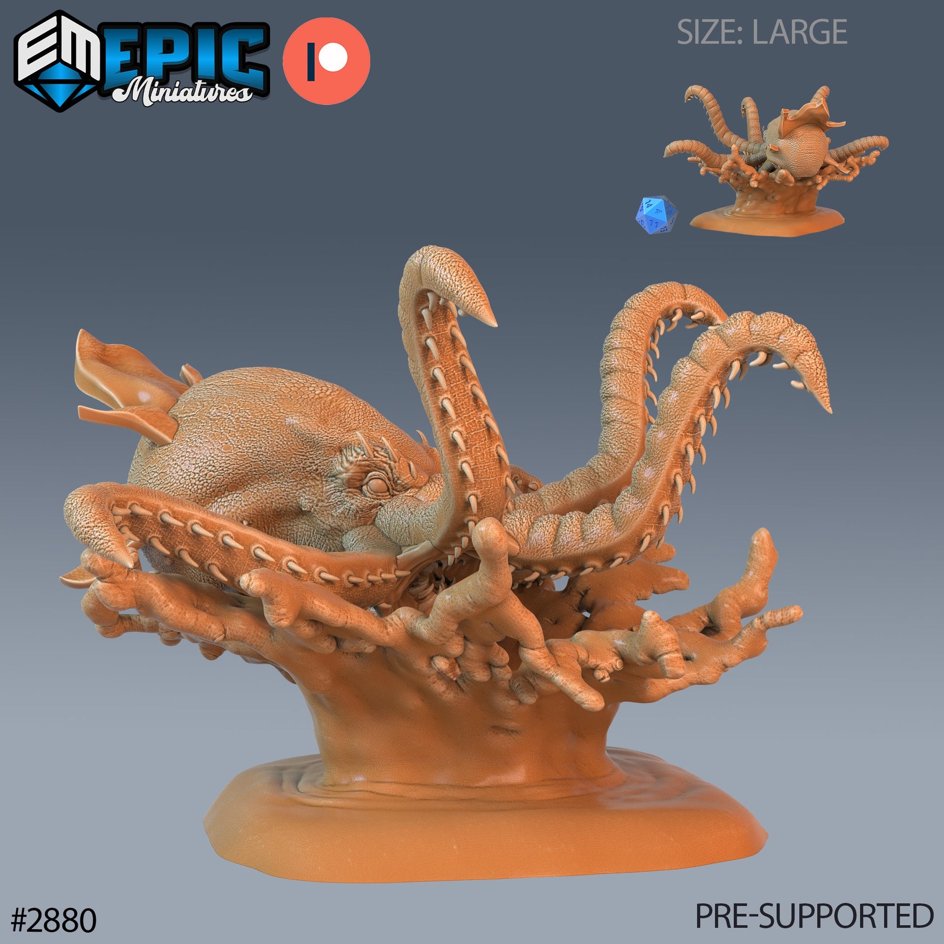 Killer Octopus - Epic Miniatures