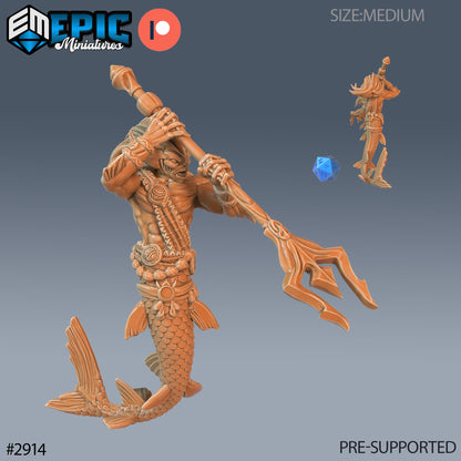 Merman warrior - Epic Miniatures