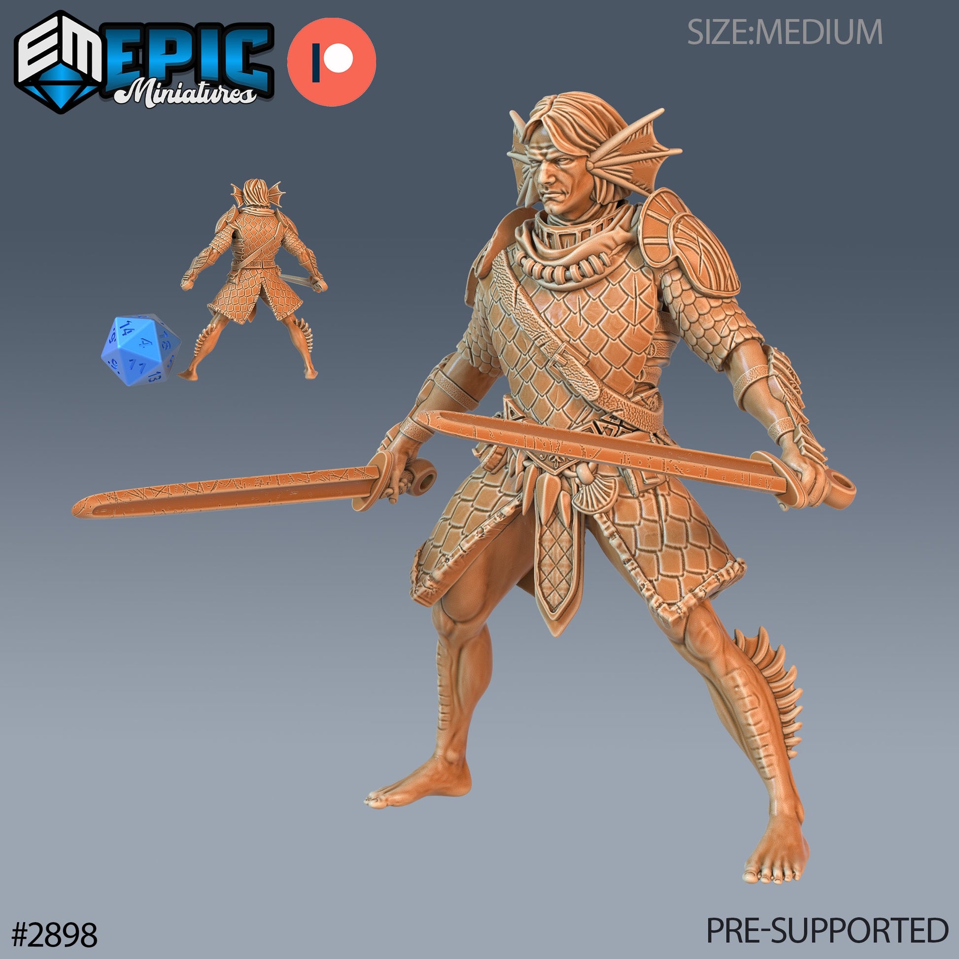 Triton warrior - Epic Miniatures
