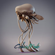 Lemurian Sandwalker Cyanea, Alien Jellyfish - CobraMode