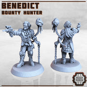 Benedict, Bounty Hunter - Print Minis