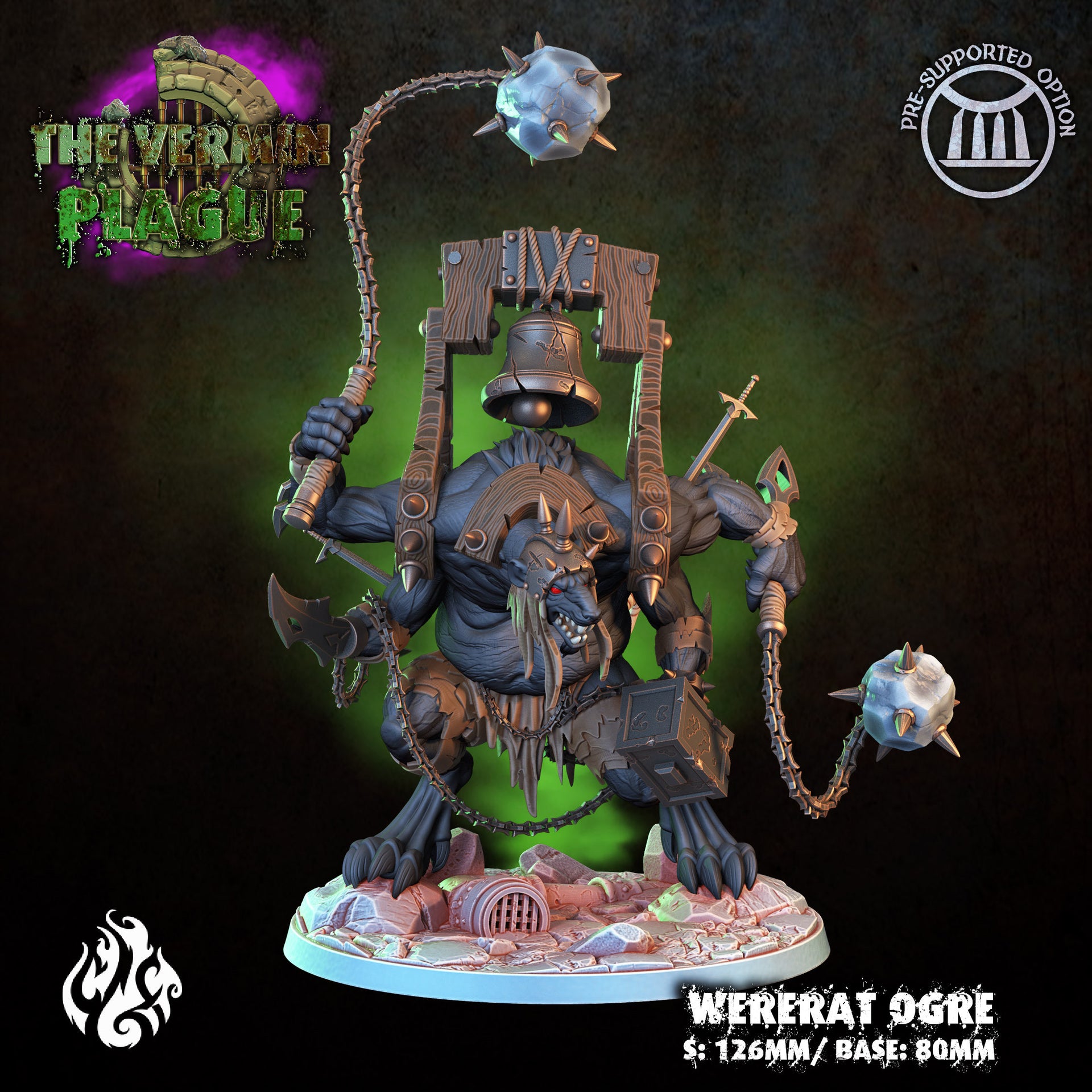 Wererat Ogre - Crippled God Foundry