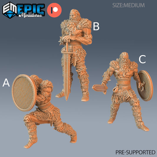 Barbarian Viking Warrior - Epic Miniatures