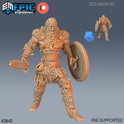 Barbarian Viking Warrior - Epic Miniatures