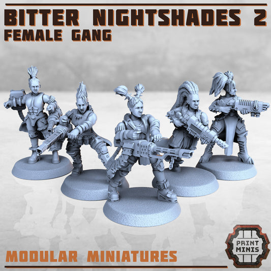 Bitter Nightshades 2 Gang - Print Minis
