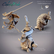 Guanghan Swordsman Indigo Jade, Rabbit Fighter - CobraMode | Miniature | Wargaming | Roleplaying Games | 32mm