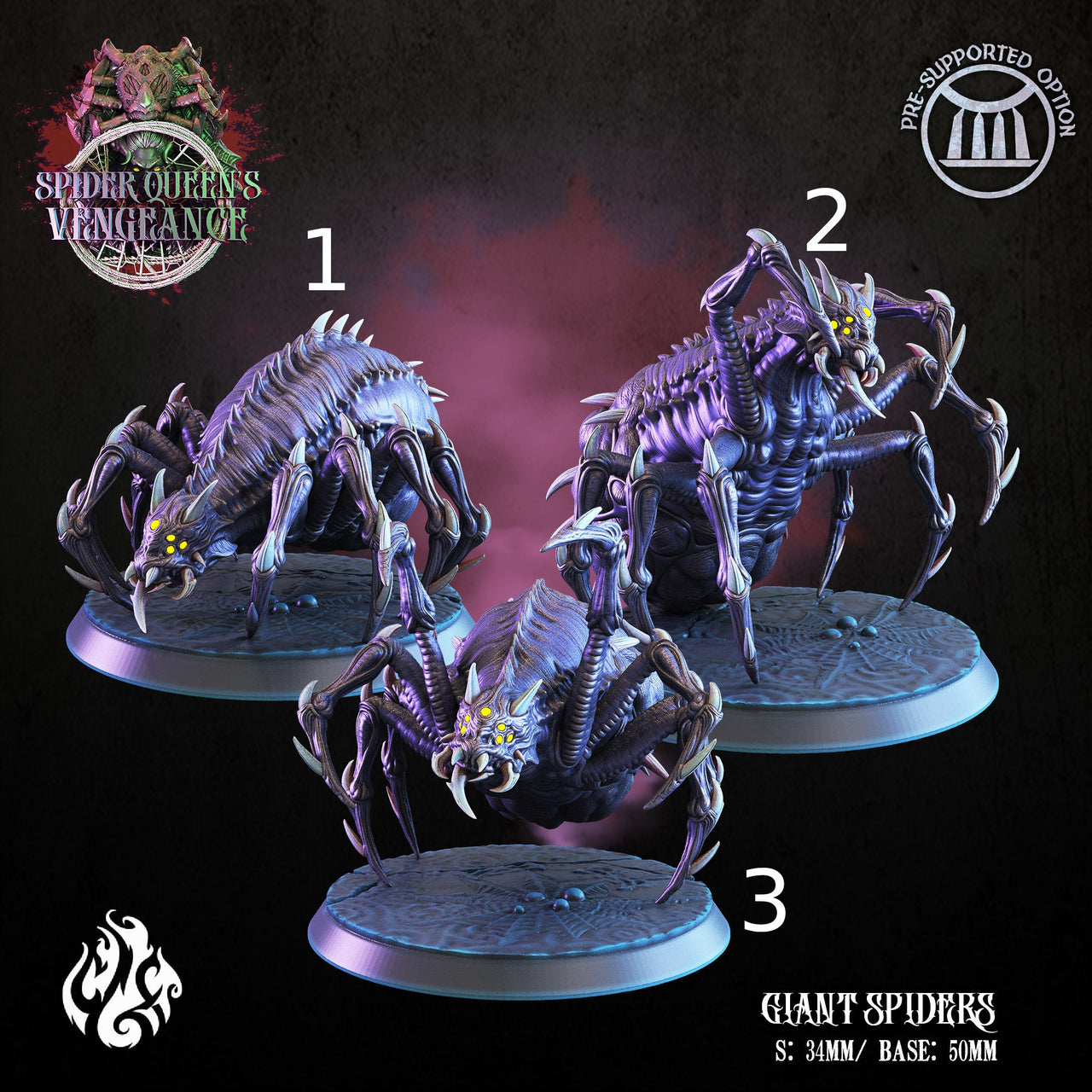 Giant Spider- Crippled God Foundry | Spider Queens Vengeace | 32mm