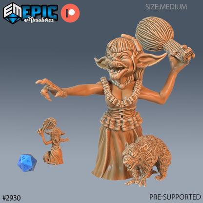 Goblin Diva - Epic Miniatures | Pathfinder | 28mm | 32mm | Bard