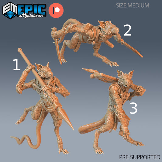Rat Folk Rogue - Epic Miniatures | Pathfinder | 28mm | 32mm | Thief