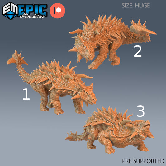 Anklyosaurus - Epic Miniatures | Pathfinder | 28mm | 32mm | Dinosaur | Prehistoric